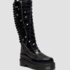 Botas de plataforma de cuero XTRM FRILL Botas de plataforma de cuero XTRM FRILL