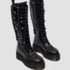 Botas de plataforma de cuero XTRM FRILL Botas de plataforma de cuero XTRM FRILL