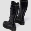 Botas de plataforma de cuero XTRM FRILL Botas de plataforma de cuero XTRM FRILL