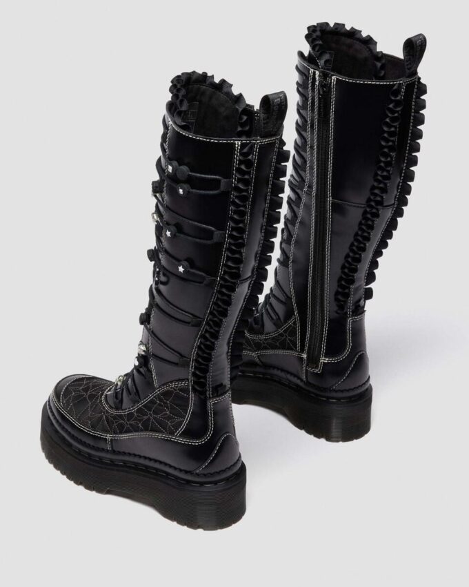 Botas de plataforma de cuero XTRM FRILL Botas de plataforma de cuero XTRM FRILL