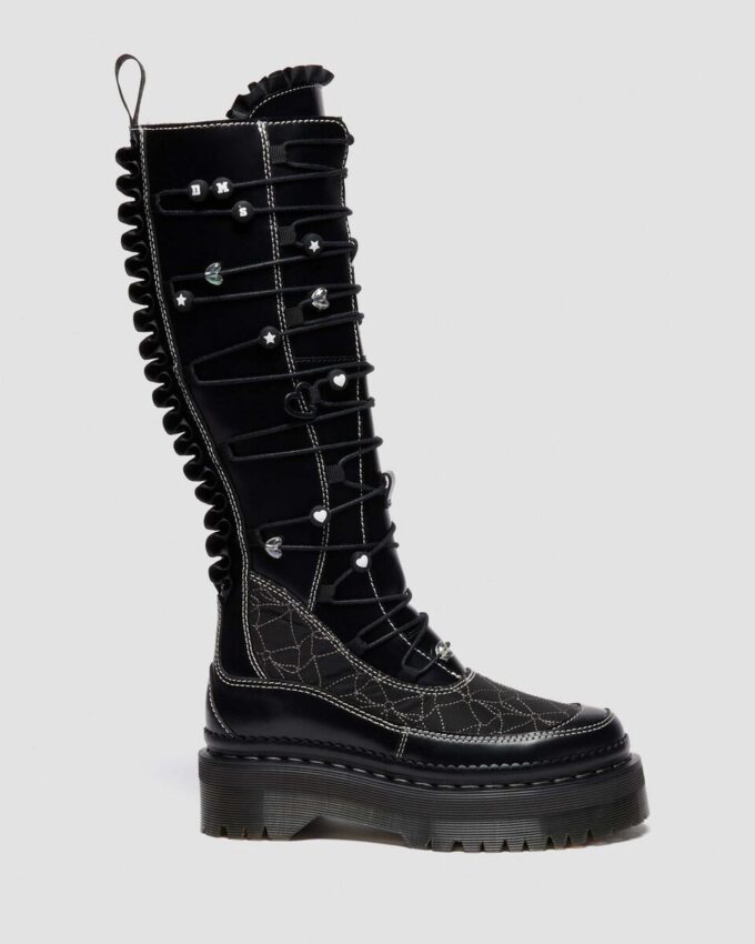 Botas de plataforma de cuero XTRM FRILL Botas de plataforma de cuero XTRM FRILL