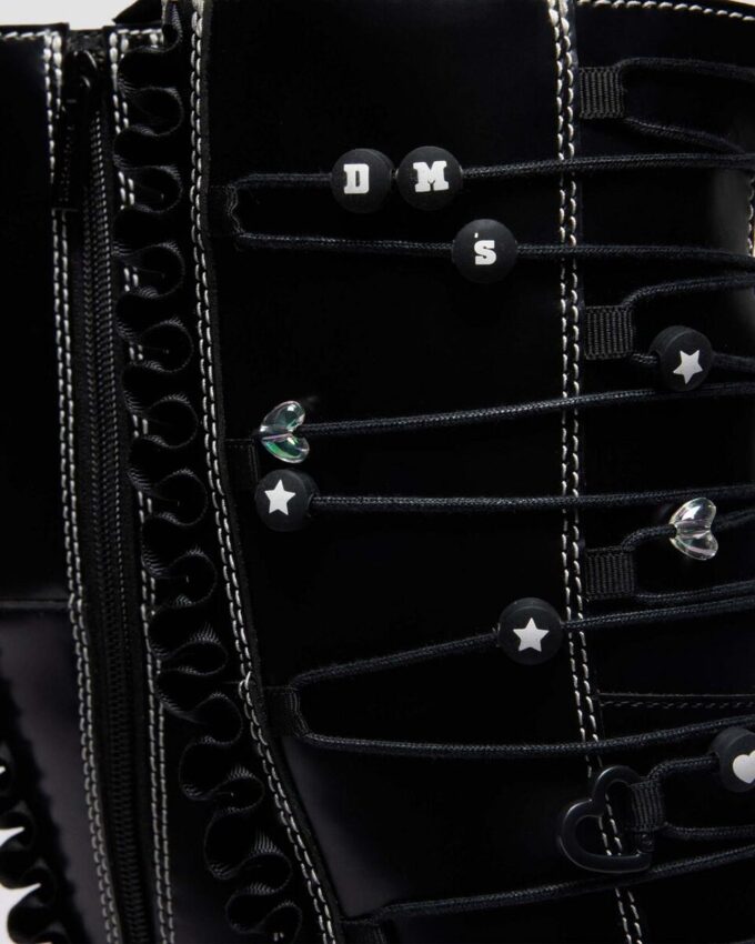 Botas de plataforma de cuero XTRM FRILL Botas de plataforma de cuero XTRM FRILL