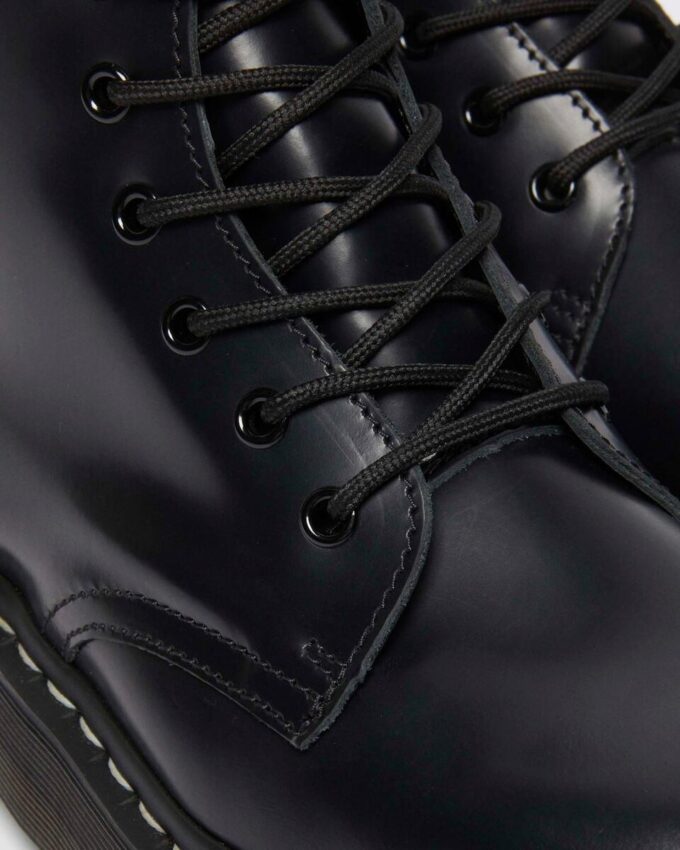 Botas de plataforma de Smooth Leather con costuras blancas Jadon Botas de plataforma de Smooth Leather con costuras blancas Jadon
