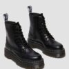 Botas de plataforma de Smooth Leather con costuras blancas Jadon Botas de plataforma de Smooth Leather con costuras blancas Jadon