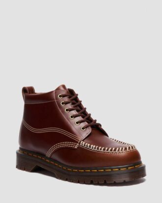 Botas de tobillo de cuero con puntera mocasín LOWELL CHUKKA
