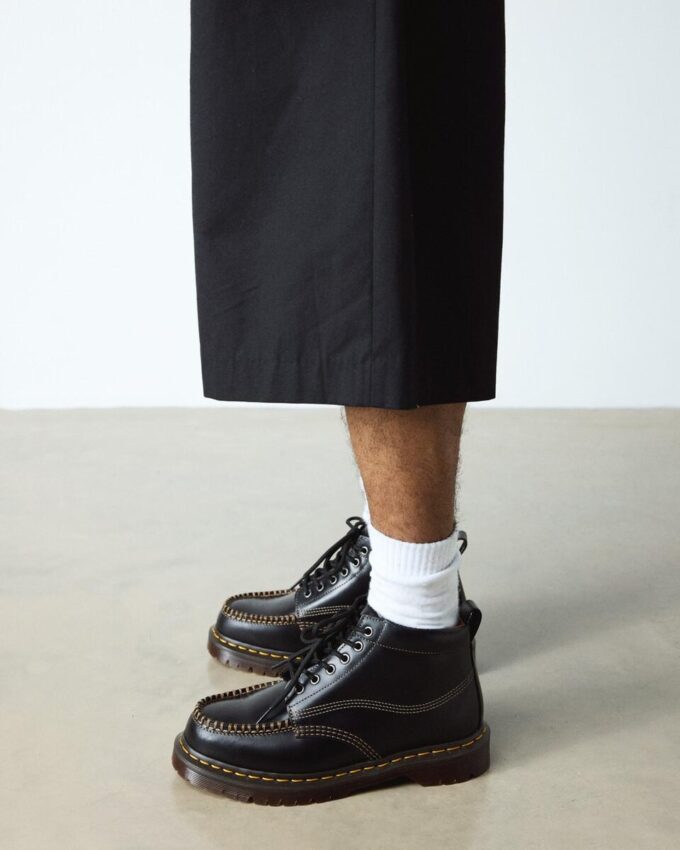 Botas de tobillo de cuero con puntera mocasín LOWELL CHUKKA