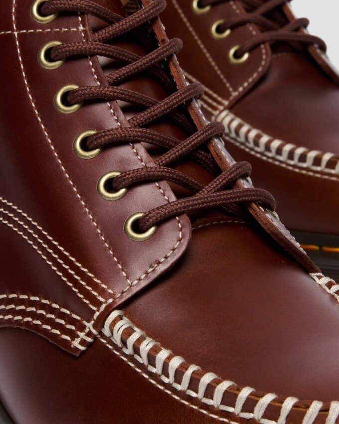 Botas de tobillo de cuero con puntera mocasín LOWELL CHUKKA