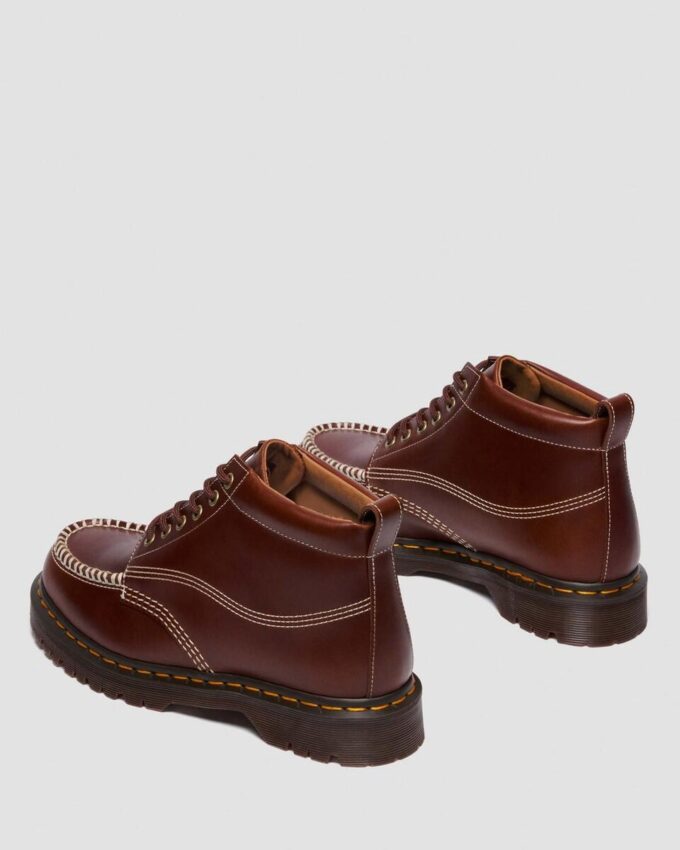 Botas de tobillo de cuero con puntera mocasín LOWELL CHUKKA