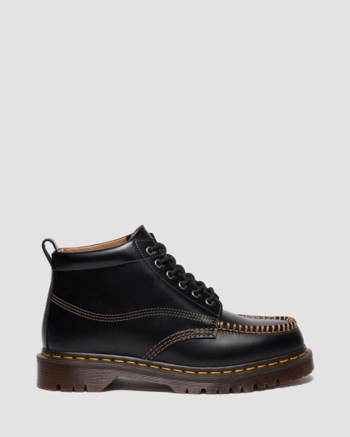 Botas de tobillo de cuero con puntera mocasín LOWELL CHUKKA