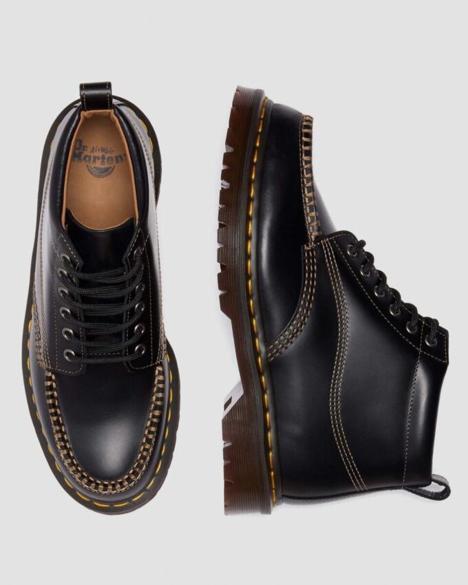 Botas de tobillo de cuero con puntera mocasín LOWELL CHUKKA
