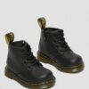 Botas infantiles 1460 Softy T de cuero con cordones Botas infantiles 1460 Softy T de cuero con cordones