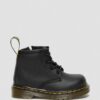 Botas infantiles 1460 Softy T de cuero con cordones Botas infantiles 1460 Softy T de cuero con cordones