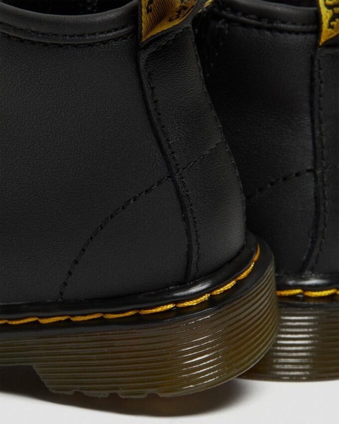 Botas infantiles 1460 Softy T de cuero con cordones Botas infantiles 1460 Softy T de cuero con cordones