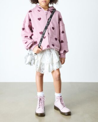 Botas Junior 1460 de cuero a cuadros