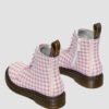 Botas Junior 1460 de cuero a cuadros