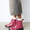 BOTAS JUNIOR 1460 DE PATENT LEATHER BRILLANTE