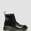 BOTAS JUNIOR 1460 DE PATENT LEATHER BRILLANTE