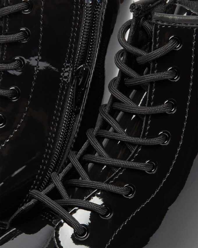 Botas juveniles 1460 de Patent Leather con cordones Botas juveniles 1460 de Patent Leather con cordones