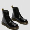 Botas juveniles 1460 de Patent Leather con cordones Botas juveniles 1460 de Patent Leather con cordones