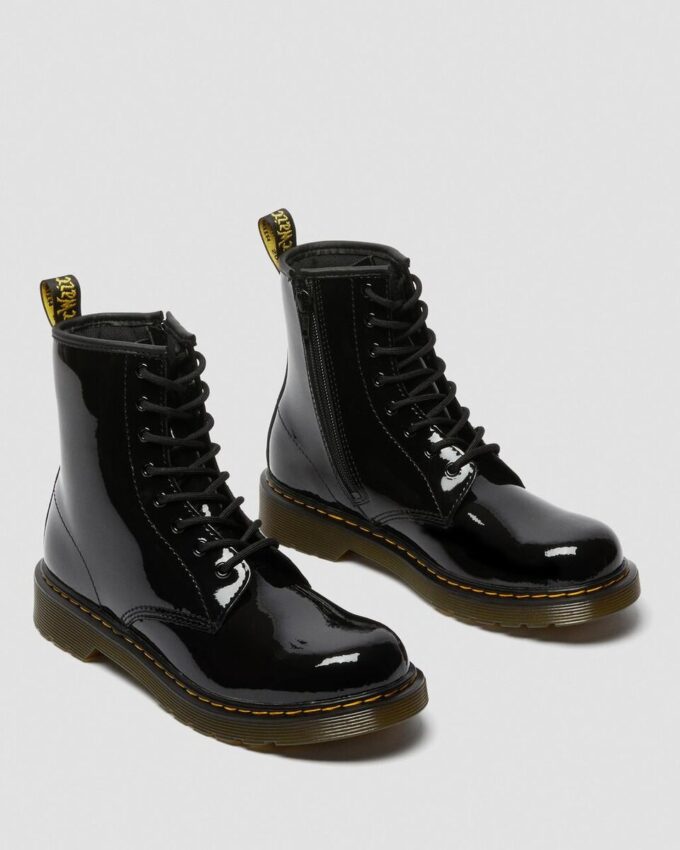 Botas juveniles 1460 de Patent Leather con cordones Botas juveniles 1460 de Patent Leather con cordones