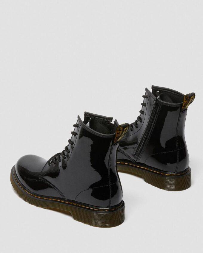 Botas juveniles 1460 de Patent Leather con cordones Botas juveniles 1460 de Patent Leather con cordones