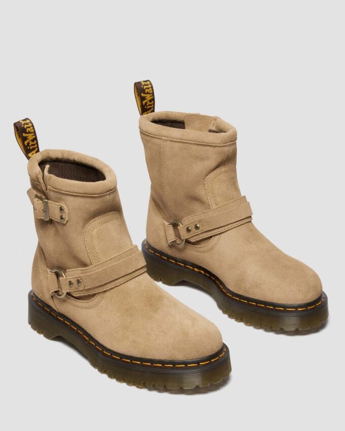 Botas moteras Anistone Harness de ante