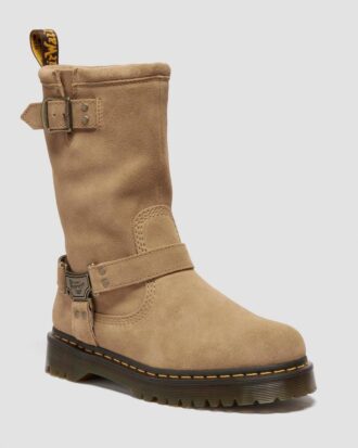 Botas moteras Anistone Hi de ante Botas moteras de ante