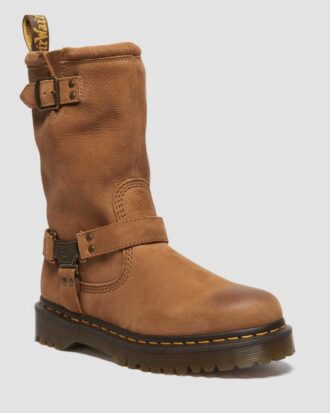 Botas moteras Anistone Hi Tumbled Nubuck