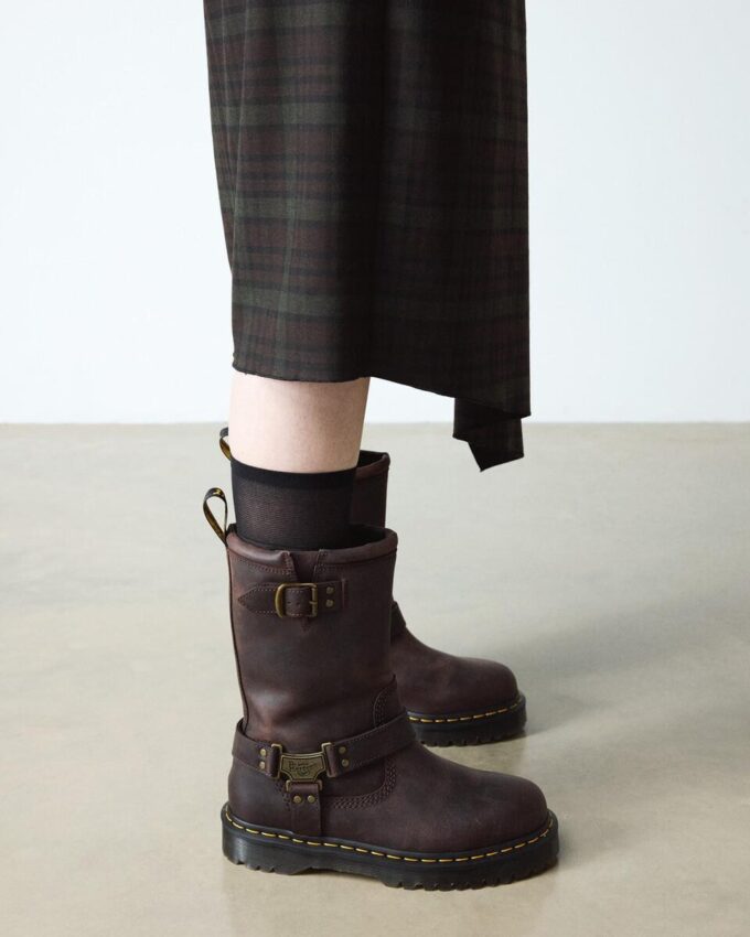 Botas moteras de cuero Anistone Hi