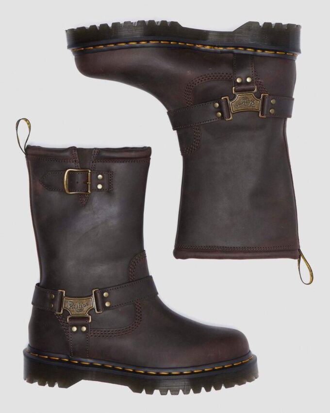 Botas moteras de cuero Anistone Hi