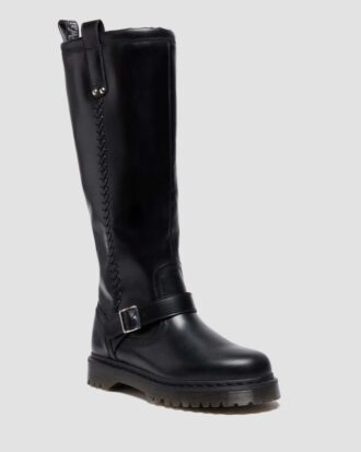 Botas moteras de cuero Anistone Knee High Orleans