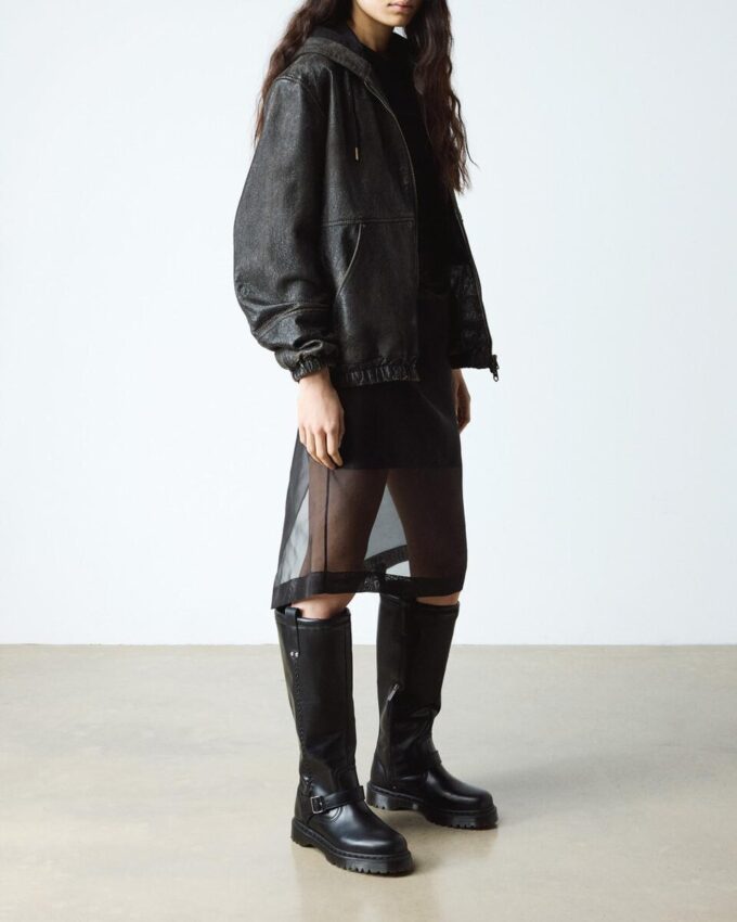 Botas moteras de cuero Anistone Knee High Orleans Botas moteras de cuero Anistone Knee High Orleans