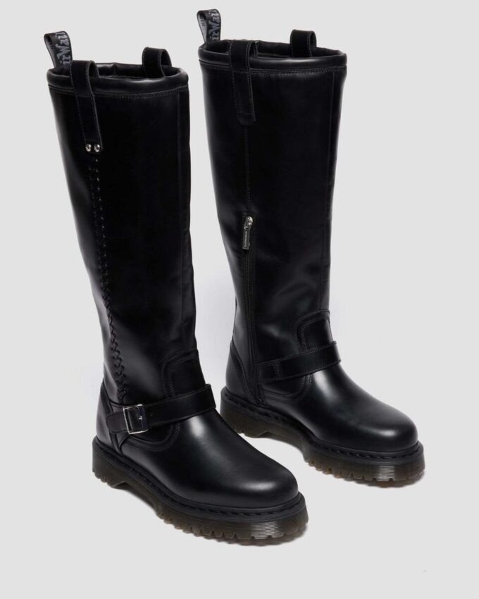 Botas moteras de cuero Anistone Knee High Orleans Botas moteras de cuero Anistone Knee High Orleans