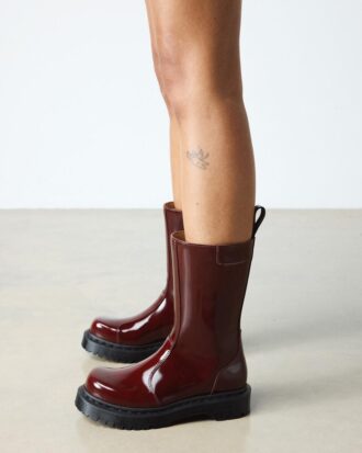 Botas Rejena de cuero lacado