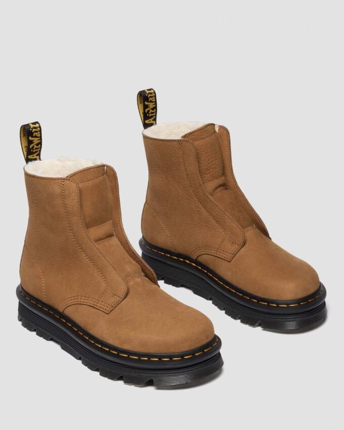 Botas sin cordones ZEBZAG con forro cálido y talón deslizante Botas sin cordones ZEBZAG con forro cálido y talón deslizante