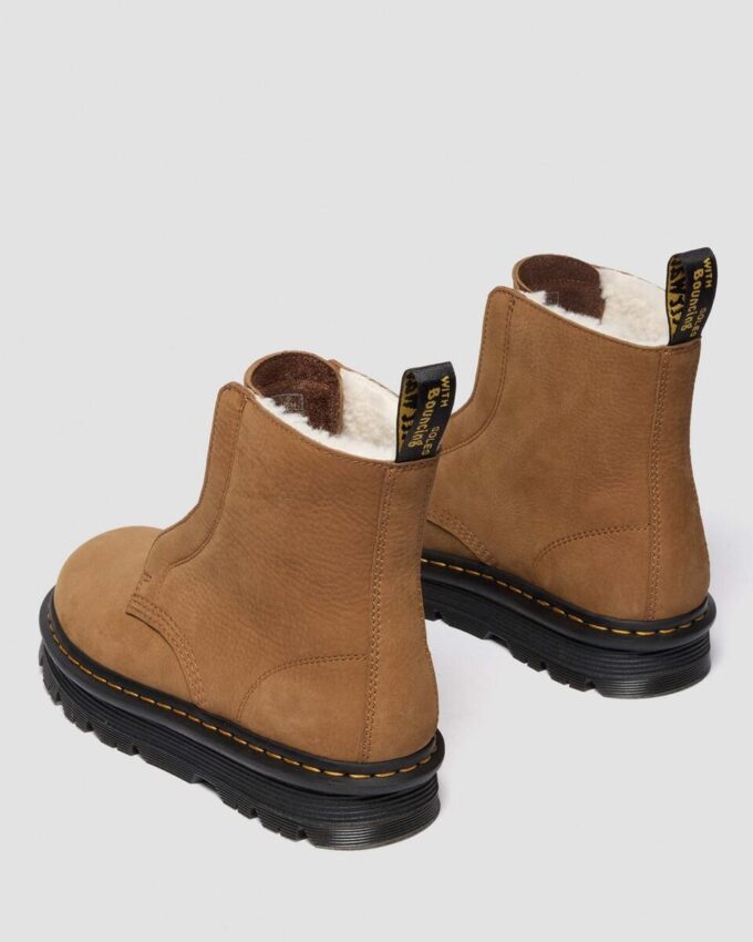 Botas sin cordones ZEBZAG con forro cálido y talón deslizante Botas sin cordones ZEBZAG con forro cálido y talón deslizante