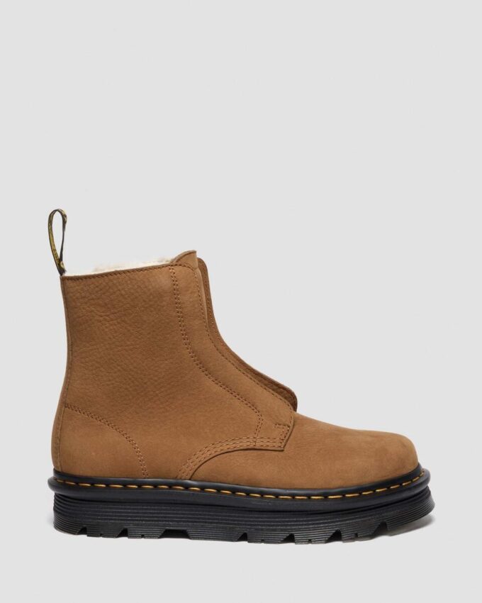 Botas sin cordones ZEBZAG con forro cálido y talón deslizante Botas sin cordones ZEBZAG con forro cálido y talón deslizante