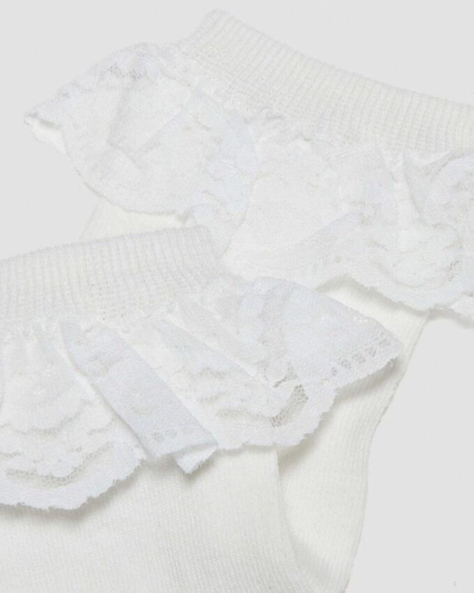 Calcetines Frill de algodón orgánico