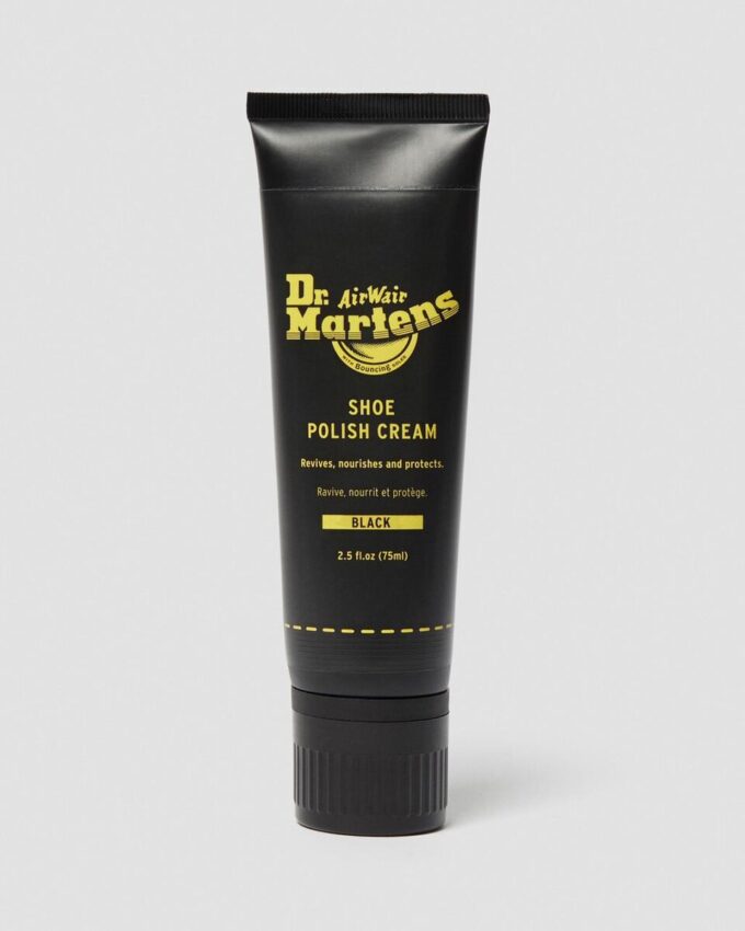Crema para limpiar zapatos negros, tubo de 75 ml Crema para limpiar zapatos negros, tubo de 75 ml