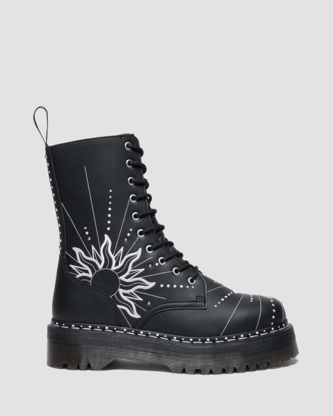 Jadon Hi SOLAR FLARE Botas con plataforma de cuero reciclado Jadon Hi SOLAR FLARE Botas con plataforma de cuero reciclado