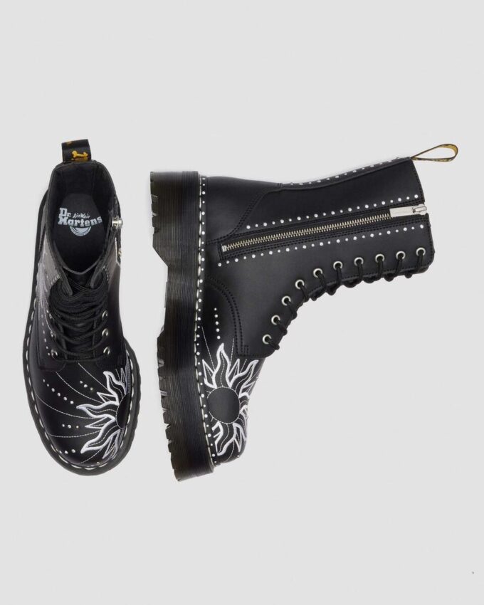 Jadon Hi SOLAR FLARE Botas con plataforma de cuero reciclado Jadon Hi SOLAR FLARE Botas con plataforma de cuero reciclado