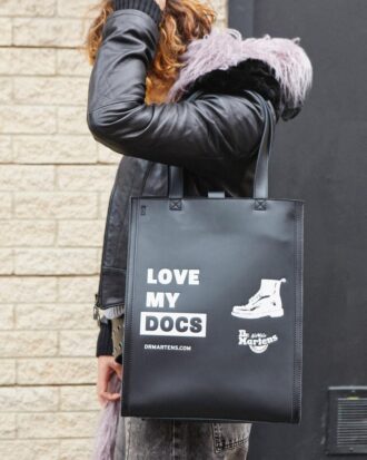 LOVE MY DOCS Bolso tote de cuero