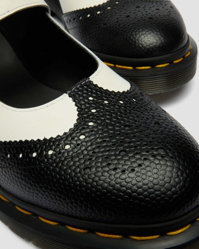 MARY JANE Zapatos de cuero monocromáticos MARY JANE Zapatos de cuero monocromáticos