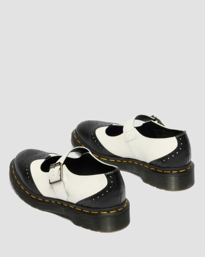 MARY JANE Zapatos de cuero monocromáticos MARY JANE Zapatos de cuero monocromáticos