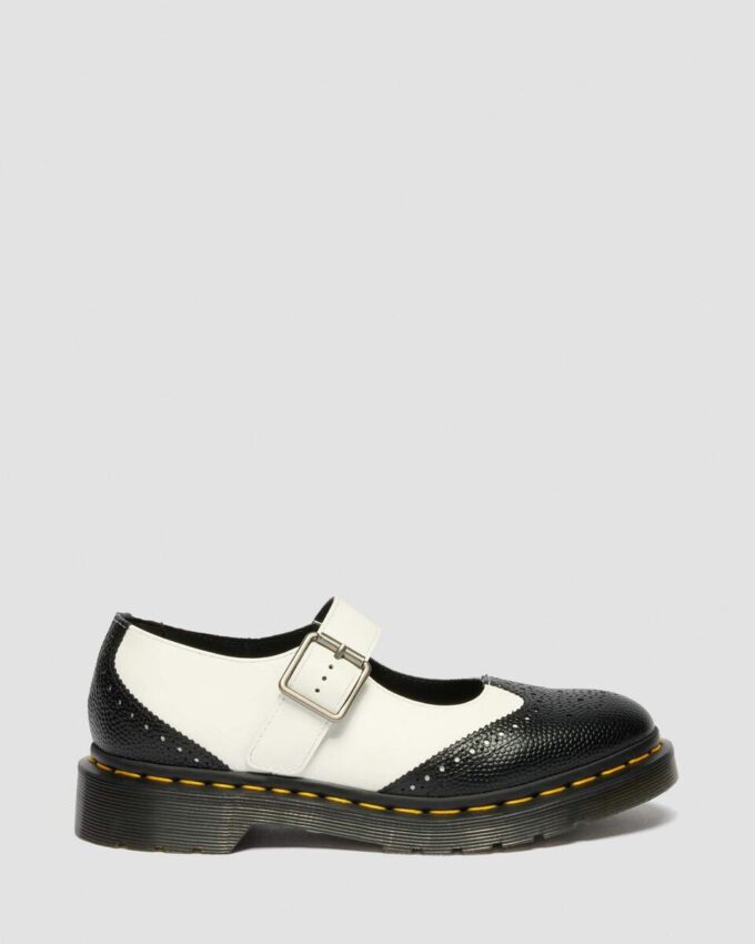 MARY JANE Zapatos de cuero monocromáticos MARY JANE Zapatos de cuero monocromáticos