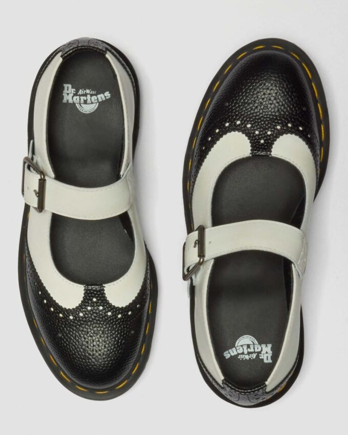 MARY JANE Zapatos de cuero monocromáticos MARY JANE Zapatos de cuero monocromáticos
