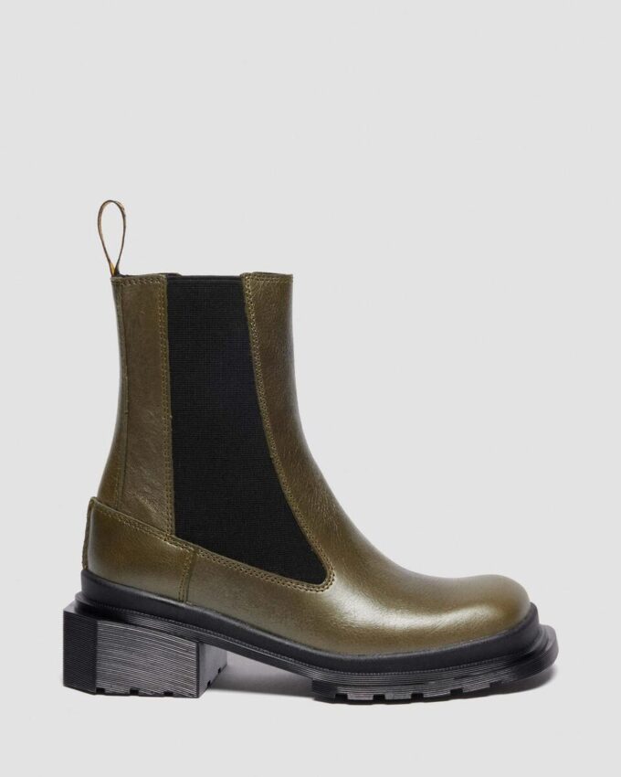 MAYBOLE CHELSEA Botas de cuero con puntera cuadrada MAYBOLE CHELSEA Botas de cuero con puntera cuadrada