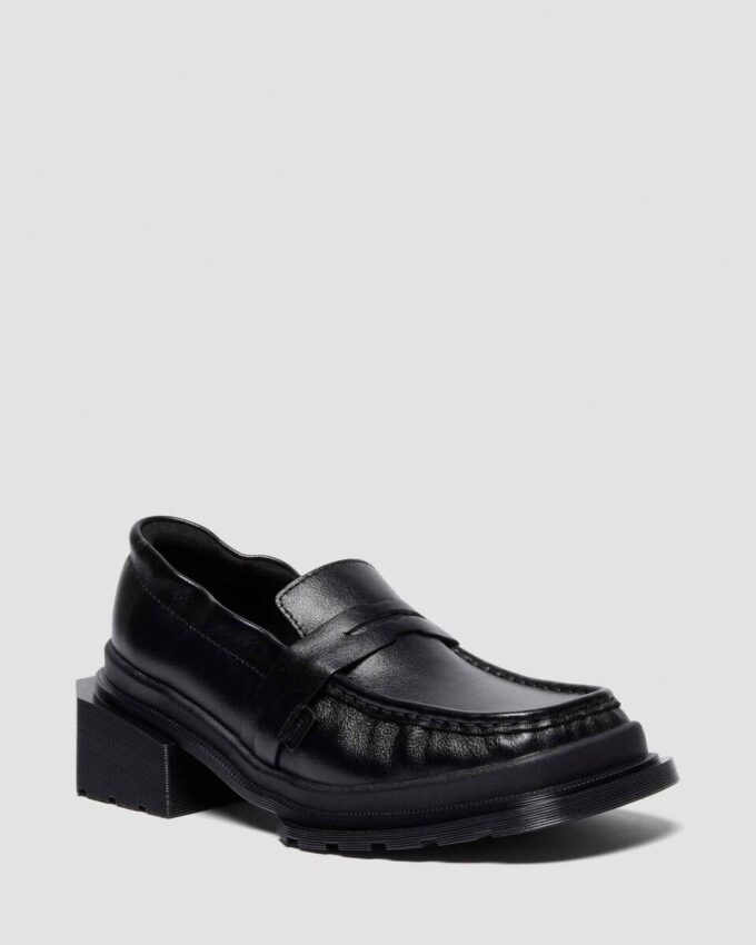 MAYBOLE LOAFER Mocasines de piel con puntera cuadrada y fruncidos MAYBOLE LOAFER Mocasines de piel con puntera cuadrada y fruncidos
