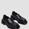 MAYBOLE LOAFER Mocasines de piel con puntera cuadrada y fruncidos MAYBOLE LOAFER Mocasines de piel con puntera cuadrada y fruncidos
