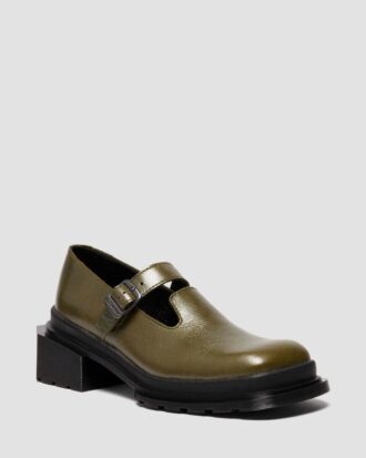 MAYBOLE MJ Zapatos de piel con puntera cuadrada